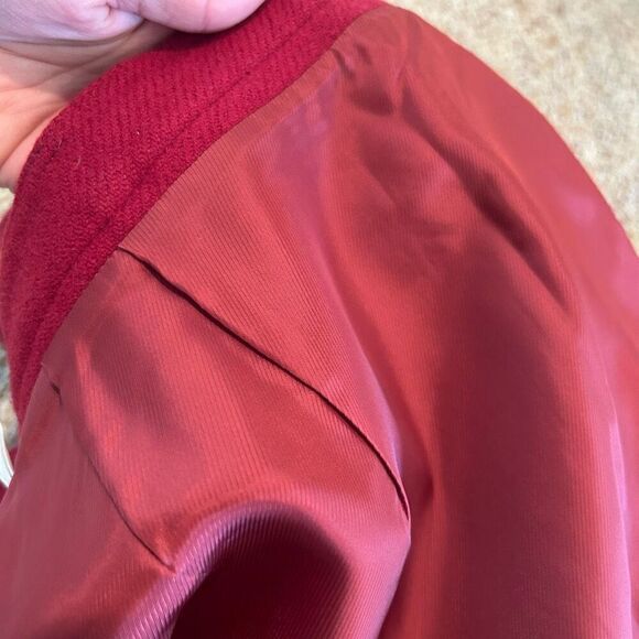 Small BURBERRYS Vintage Red Skirt - Picture 9 of 9